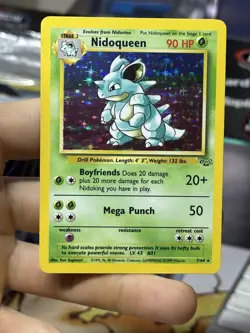 #3 Nidoqueen 7/64 Jungle 1999 Holo Rare WOTC Pokemon Card TCG - Image 3