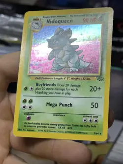 #3 Nidoqueen 7/64 Jungle 1999 Holo Rare WOTC Pokemon Card TCG - Image 5