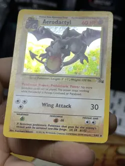 #2 Aerodactyl 1/62 Fossil 1999 Holo Rare WOTC Pokemon Card TCG - Image 5