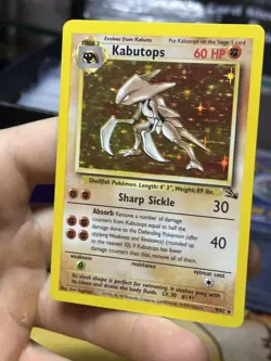 Kabutops 9/62 Fossil 1999 Holo Rare WOTC Pokemon Card TCG - Image 4