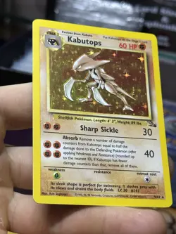 Kabutops 9/62 Fossil 1999 Holo Rare WOTC Pokemon Card TCG - Image 5