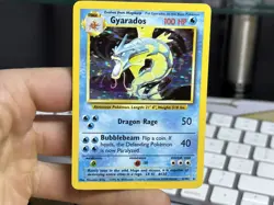 #2 Gyarados 6/102 Base Set 1999 Holo Rare WOTC Pokemon Card TCG - Image 3