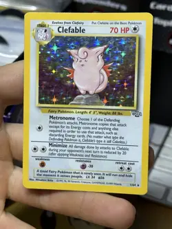 #3 Clefable 1/64 Jungle 1999 Holo Rare WOTC Pokemon Card TCG - Image 3