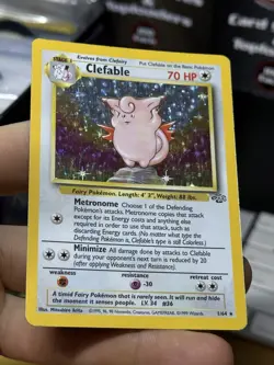 #3 Clefable 1/64 Jungle 1999 Holo Rare WOTC Pokemon Card TCG - Image 4