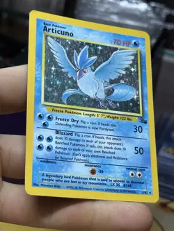#5 Articuno 2/62 Fossil 1999 Holo Rare WOTC Pokemon Card TCG - Image 4