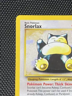 1999 Snorlax 27/64 Non Holo Jungle Set Rare Pokemon Card LP - Image 2