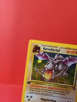 Pokemon Karte/card - Aerodactyl 1/64 - Fossil Holo - 1. Edition - Excellent+ - Image 2