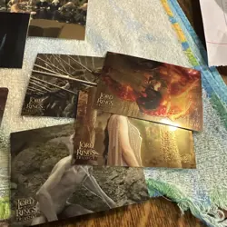 Lord of the Rings LOTR TCG Lot 70+ Cards And Collectible Tin Box - Image 2