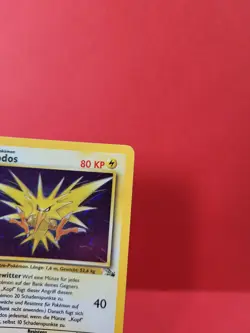 Pokemon Karte/card - Zapdos 15/62 - Fossil Holo - Excellent-Near Mint - Image 3