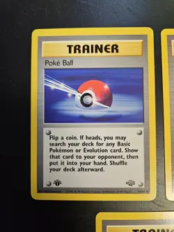 Near Mint 1ST EDITION Trainer Poke Ball 64/64 Jungle Pokemon Common Card - Image 4