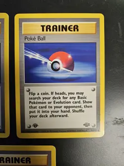 Near Mint 1ST EDITION Trainer Poke Ball 64/64 Jungle Pokemon Common Card - Image 5