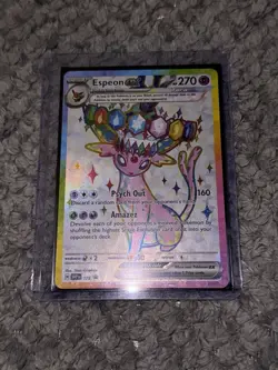 Pokemon TCG Espeon EX Prismatic Evolutions Card Promo 175 Mint Condition - Image 2