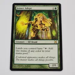 MTG Joiner Adept 10th Edition NM Green Rare Magic The Gathering Card Mana Ramp - Image 1