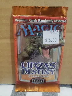 Magic The Gathering URZA'S DESTINY Booster Pack (1999) MTG SEALED UNSEARCHED - Image 1