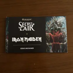 MTG Secret Lair Drop X Iron Maiden Eddie Unchained - Non Foil - SEALED IN HAND - Image 1