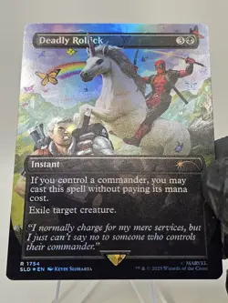 Deadly Rollick (Rainbow Foil) Secret Lair Drop Foil - NM - BEAUTIFUL - Image 2
