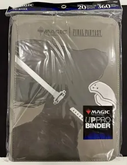 MTG Final Fantasy - Ultra-Pro Premium Zipper 9-Pocket Binder - Sephiroth In Hand - Image 1