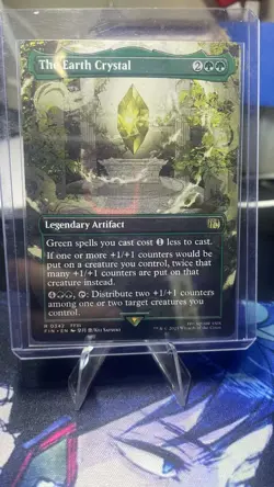 MTG Final Fantasy, The Earth Crystal - Borderless - Image 1