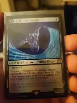 Cecil Dark Knight Magic the Gathering Final Fantasy Foil Nm - Image 1