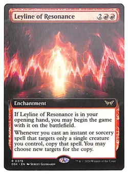 Leyline of Resonance - Extended Art - 379 - Duskmourn: House of Horror (DSK) MTG - Image 1