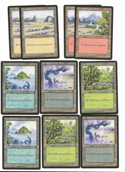 10 BASIC LAND Arena League 1996 Promo mtg MINT 2 each Color Factory Sealed - Image 3