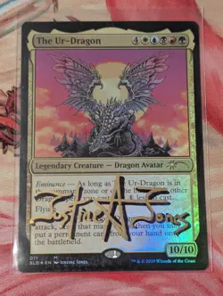 The Ur-Dragon (011) -MTG - Secret Lair Drop Series (SLD) - Signed by Artist - NM - Image 1