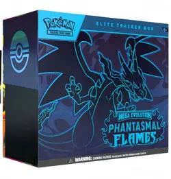Pokemon TCG: Mega Evolution Phantasmal Flames Elite Trainer Box - ETB - Image 1