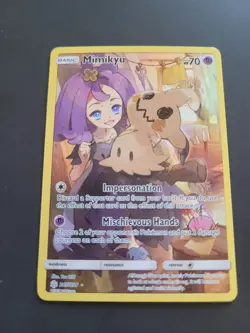Mimikyu (Secret) 245/236 Sm-Cosmic Eclipse Holo Pokemon TCG - Image 1