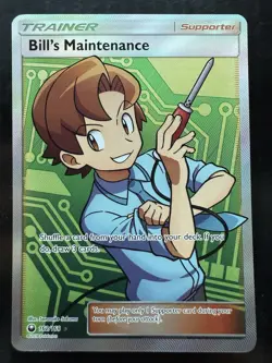 Pokemon Bill's Maintenance (Full Art) 162/168 Celestial Storm Holo (NM) - Image 1