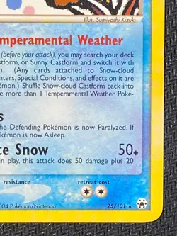 Snow-Cloud Castform 25/101 EX Hidden Legends - Non Holo Rare NM - Pokemon TCG - Image 5