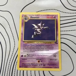 Pokemon TCG Haunter Fossil 21/62 non Holo Rare Unlimited wotc | LP - Image 1