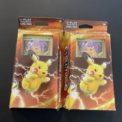 Pokemon XY Evolutions - Pikachu Power Theme Deck Cracked Ice Holo NEW/SEALED x1 820650801600 - Image 1