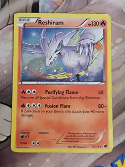 Reshiram - 17/116 (Cosmos Holo) Promo 017/116 Pokemon TCG MP - Image 1