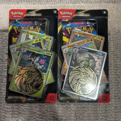 Set Of 2 Pokemon Mega Evolution Premium Checklane Blisters - New - Image 1