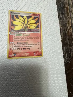 Pokemon Tcg Ninetales Ex Power Keepers Stamped Reverse Holo HP-Dmg - Image 1