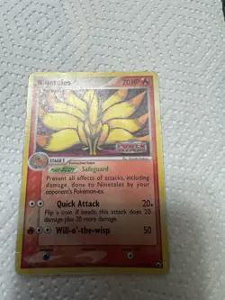 Pokemon Tcg Ninetales Ex Power Keepers Stamped Reverse Holo HP-Dmg - Image 3