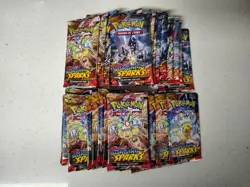 Pokemon TCG Surging Sparks Loose Booster Packs (Lot Of 36) - Image 1