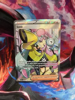 Pokemon TCG - Iono 254/193 Ultra Rare Full Art Paldea Evolved SV02 Near Mint - Image 1