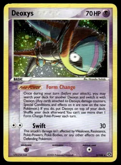 Pokemon TCG Emerald #2/106 Deoxys (Speed Forme) LP+ - Image 1