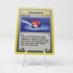 NM - 1st edition Jungle Poke Ball Traner 64/64 WOTC Vintage Pokemon TCG - Image 1