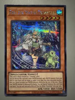 YUGIOH ERIA THE WATER CHANNELER ASIA ENGLISH EDITION ROTA-AE023 SECRET RARE - Image 1