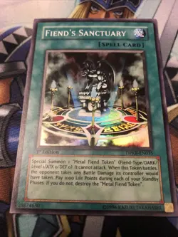 Fiend's Sanctuary - DPKB-EN035 - Super Rare - 1st Edition x1 - Lightly Played - Image 1