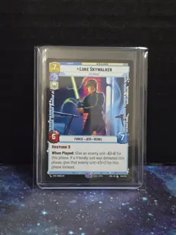 Luke Skywalker Star Wars Unlimited Jedi Knight Legendary Card SOR 051/252 - Image 1