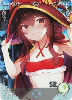 Goddess Story Konosuba Megumin NS-07-039 Anime Waifu SR Trading Card - Image 1