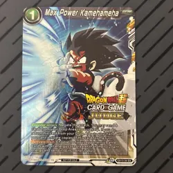 Max Power Kamehameha JUDGE STAMP Foil Dragon Ball Super Card Game - Image 1