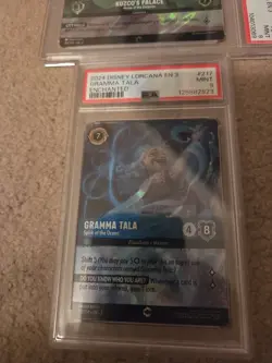 Lot of 3 LORCANA graded Enchanted Cards The Wall, Gramma Tala & Kuzco's Palace - Image 3