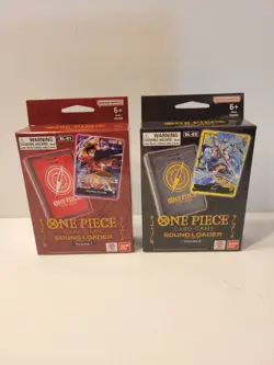 Sound Loader Vol 1 & 2 ONE PIECE Card Game Luffy Enel Set Bandai English Edition - Image 1