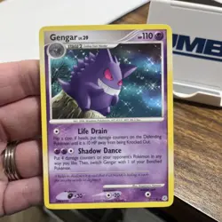 Pokemon Card Gengar 27/130 Diamond & Pearl DP Rare Vintage 2007 LP - Image 2