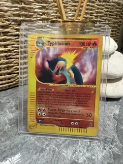 Typhlosion 65/165 Expedition E-Series Reverse Holo Rare Pokemon Card TCG MP - Image 1