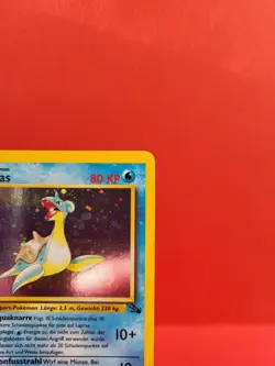 Pokemon Karte/card - Lapras 10/62 Holo - Fossil - Swirl - Excellent+ - Image 3